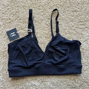 Harper Wilde Bliss Triangle Bralette Black Size 3XL Wireless NWT